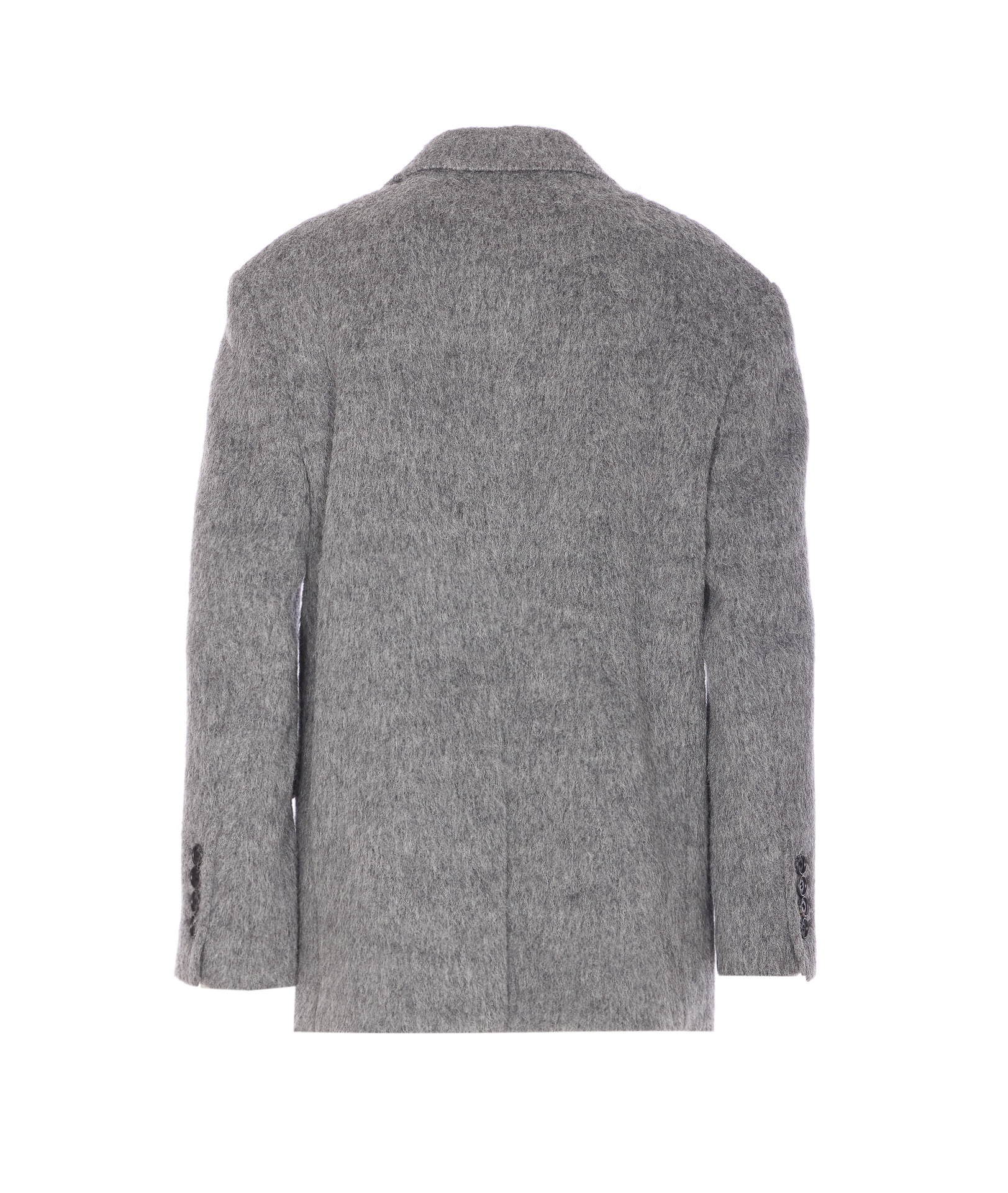 Dunst Unisex Alpaca Blazer Coat In Gray
