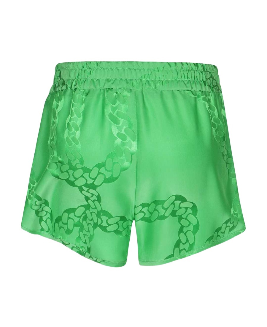 Stella Mccartney Elastic Shorts In Green
