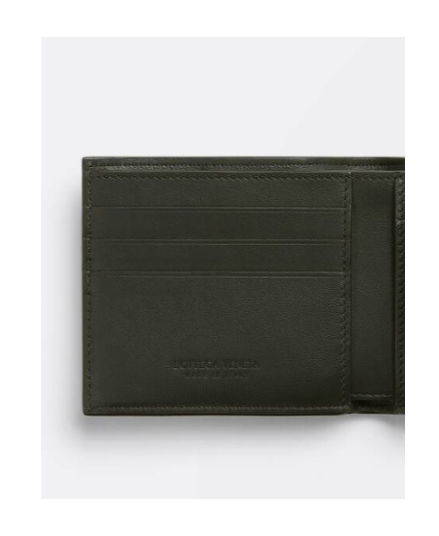 Shop Bottega Veneta Cassette Bi-fold Wallet With Coin Purse In Black