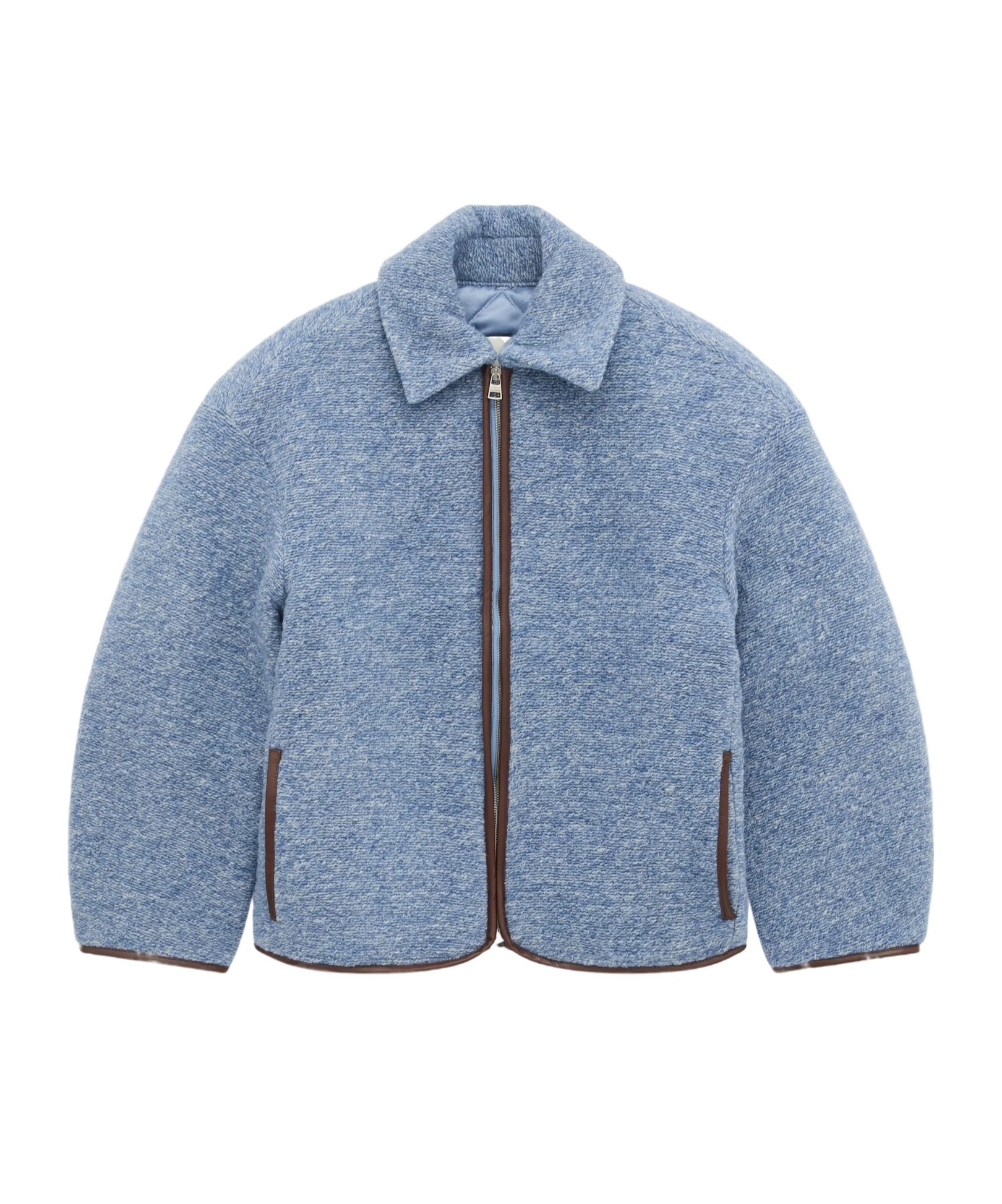 Jw Anderson Zip-up Bomber Jacket In Blue