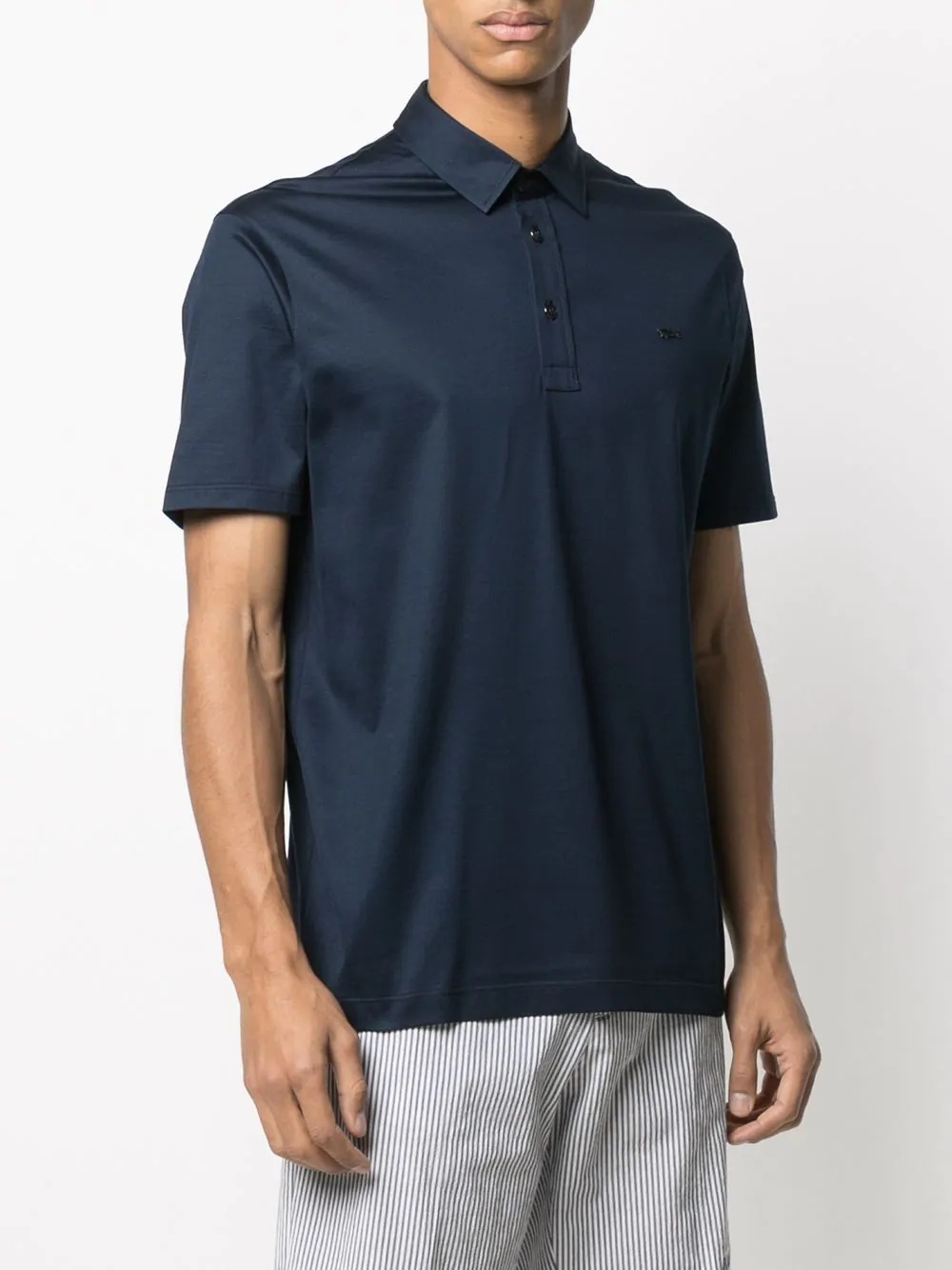 Paul & Shark Polo In Cotone Piqué In Black