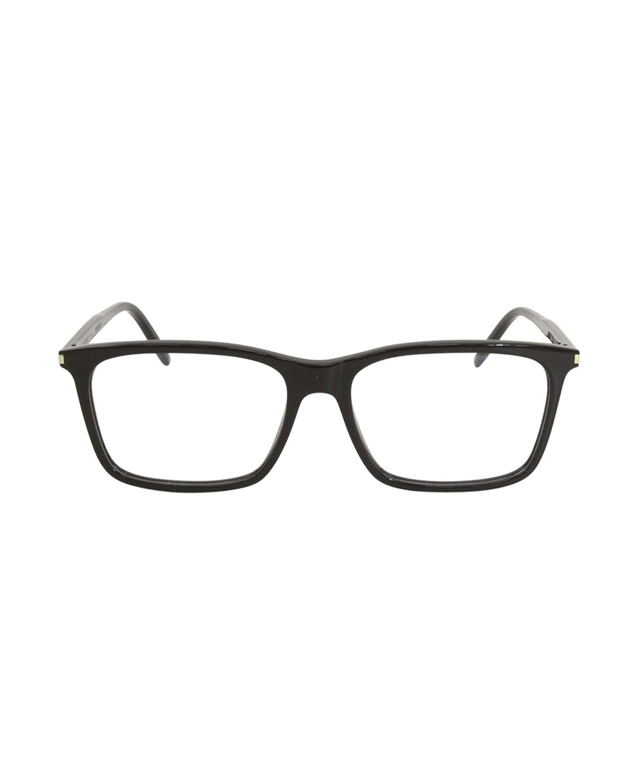 Saint Laurent Black Logo Flat Mirror In Black
