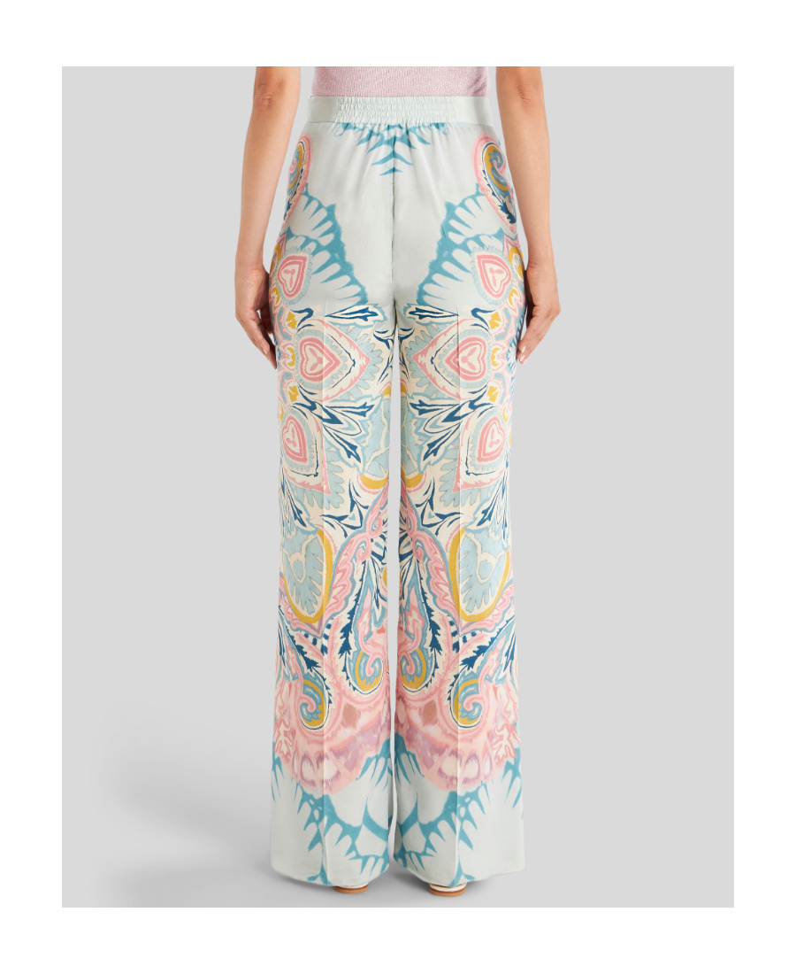 ETRO ETRO FLORAL-PATTERN WIDE-LEG PANTS
