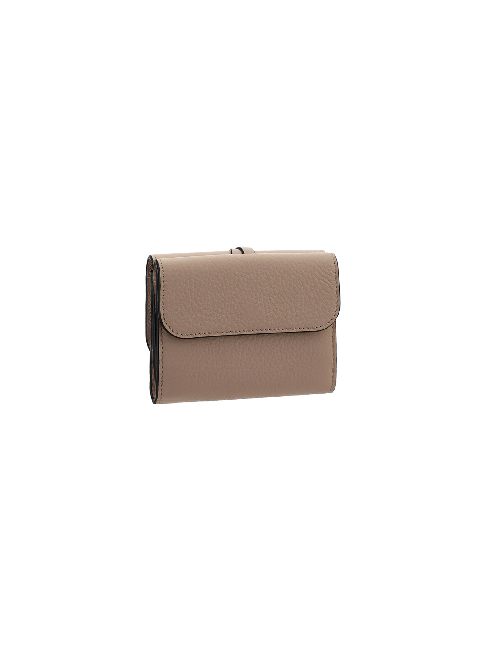 Chloé Alphabet Trifold Wallet In Nude