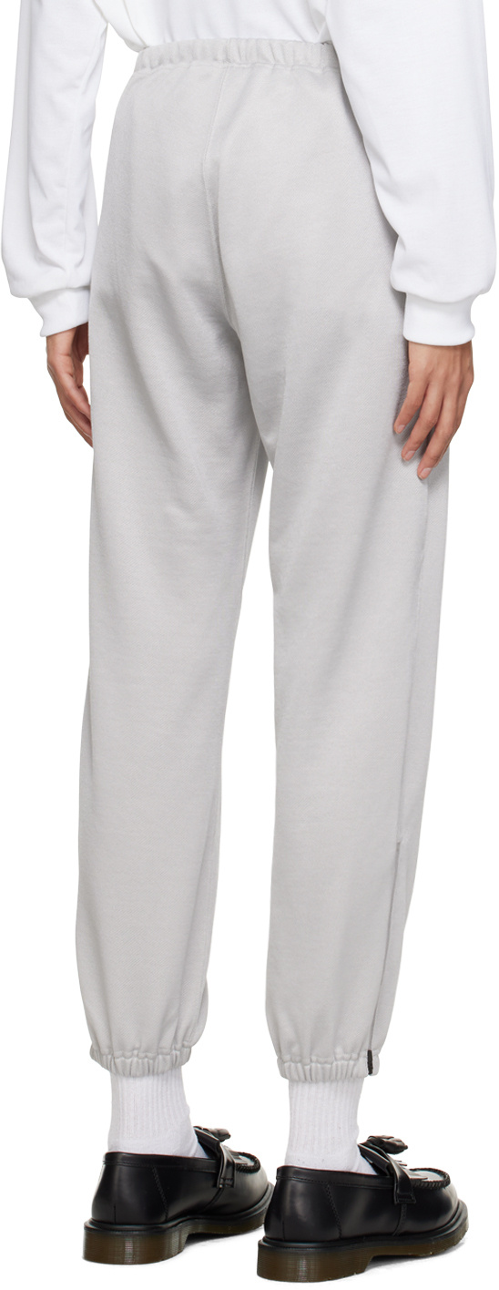 Needle & Thread Elastic Zipper Sweatpants In White