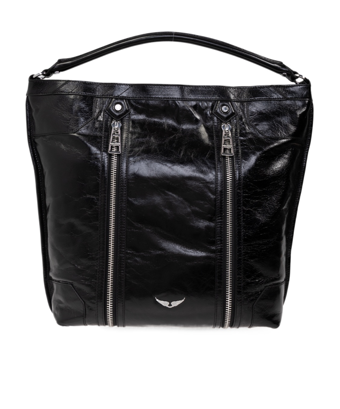 Zadig & Voltaire Sunny Shoulder Bag In Black