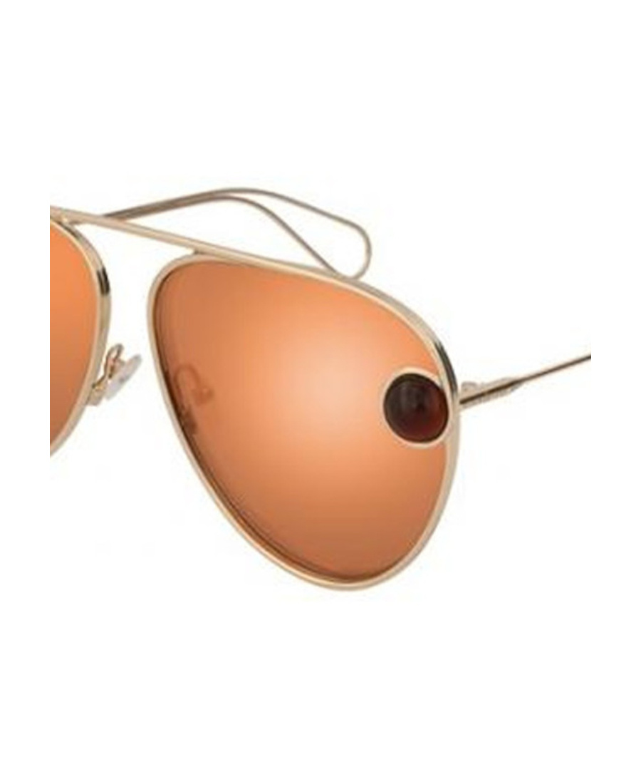 Christopher Kane Aviator Sunglasses In Brown