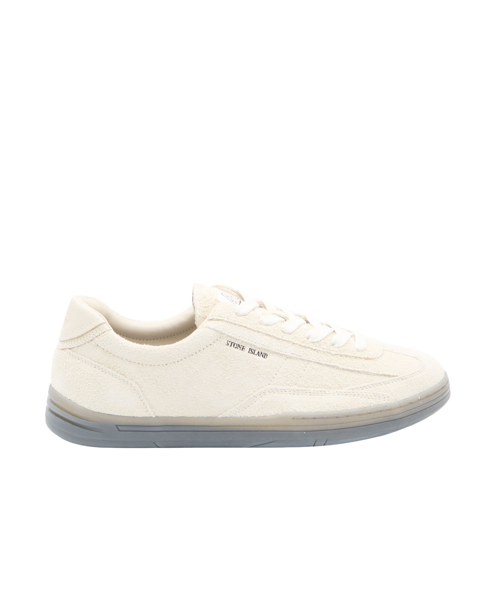 STONE ISLAND COMPASS-PATCH SUEDE SNEAKERS