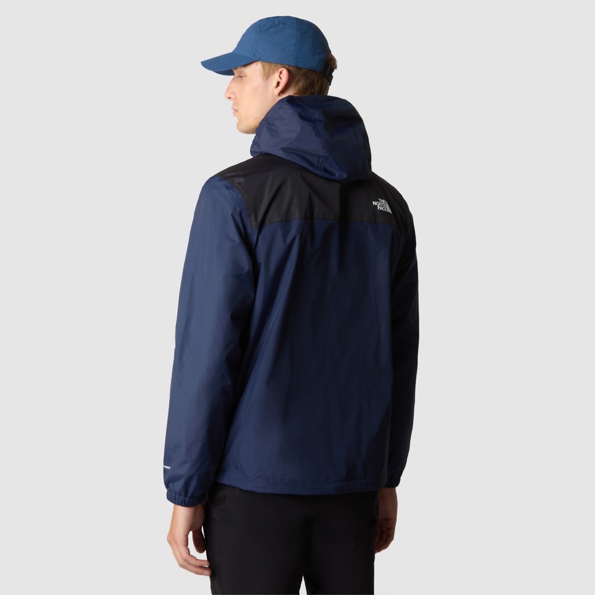 The North Face Seasonal Mountain Button Hooded Jacket In Blue