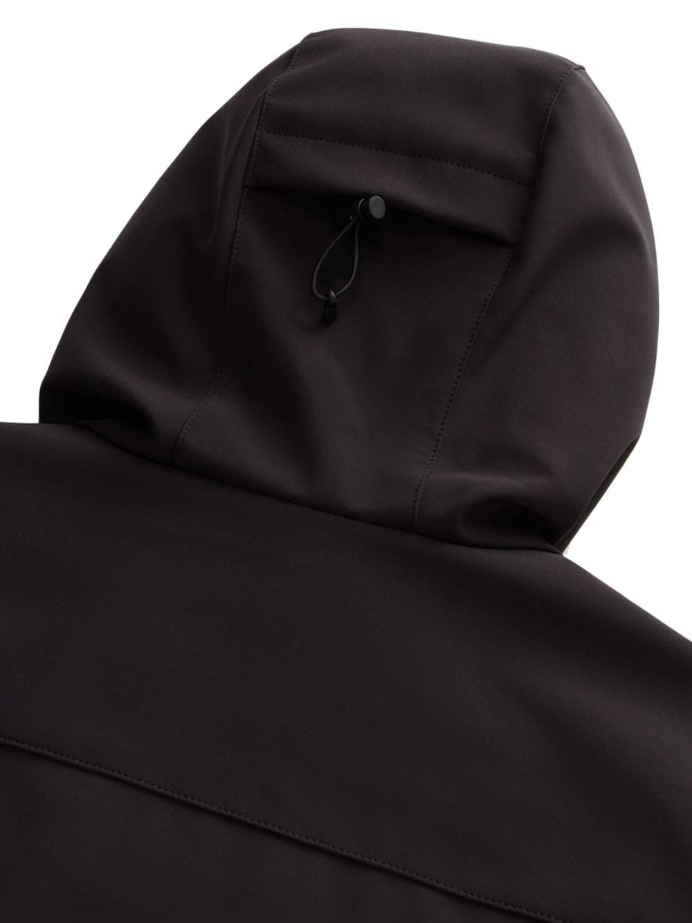 Woolrich Giacca In Tech Softshell Full Zip In Black