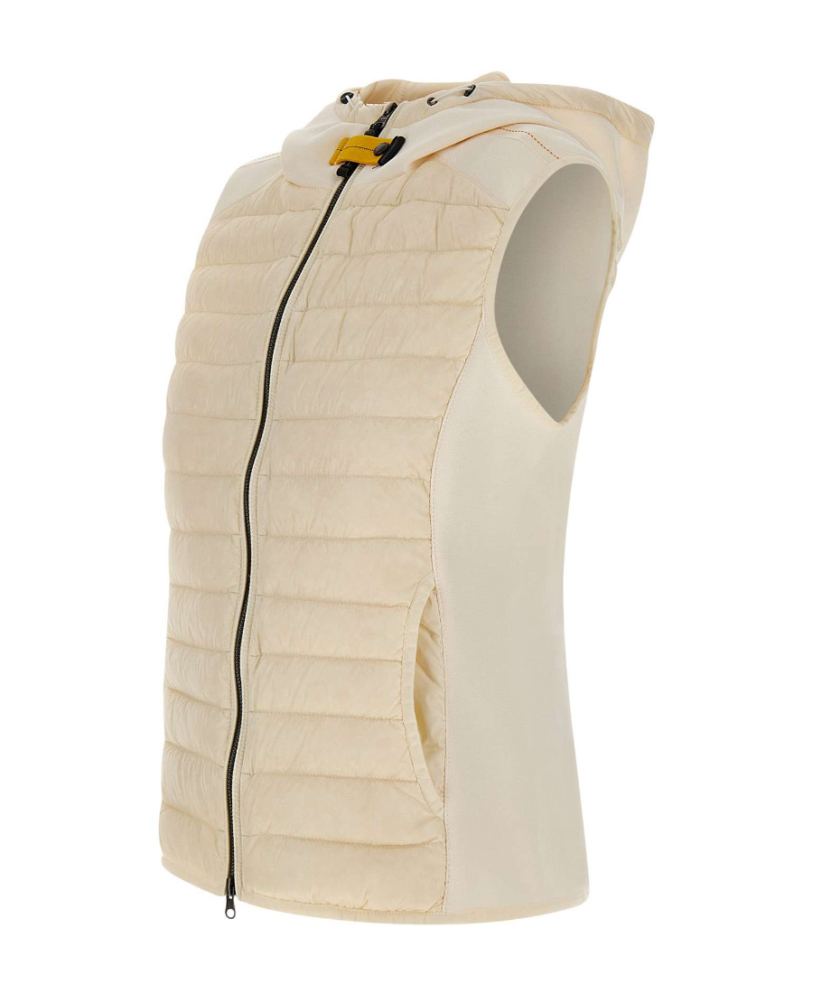 Parajumpers Zipper Down Vest In Nude