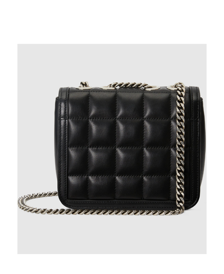 Gucci Quilted Leather Shoulder Handbag In Black