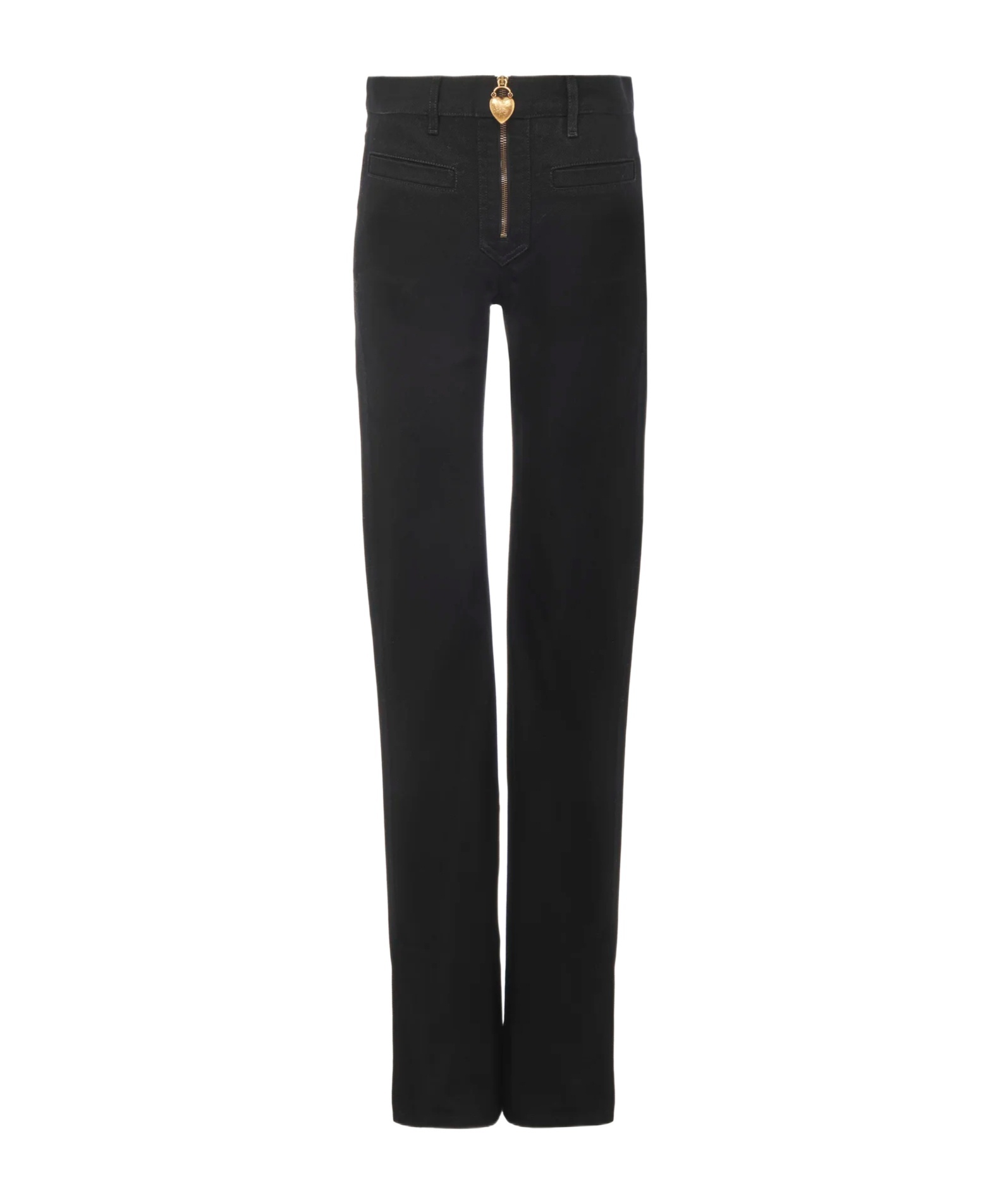 Chloé Belt Loop Jeans In Black