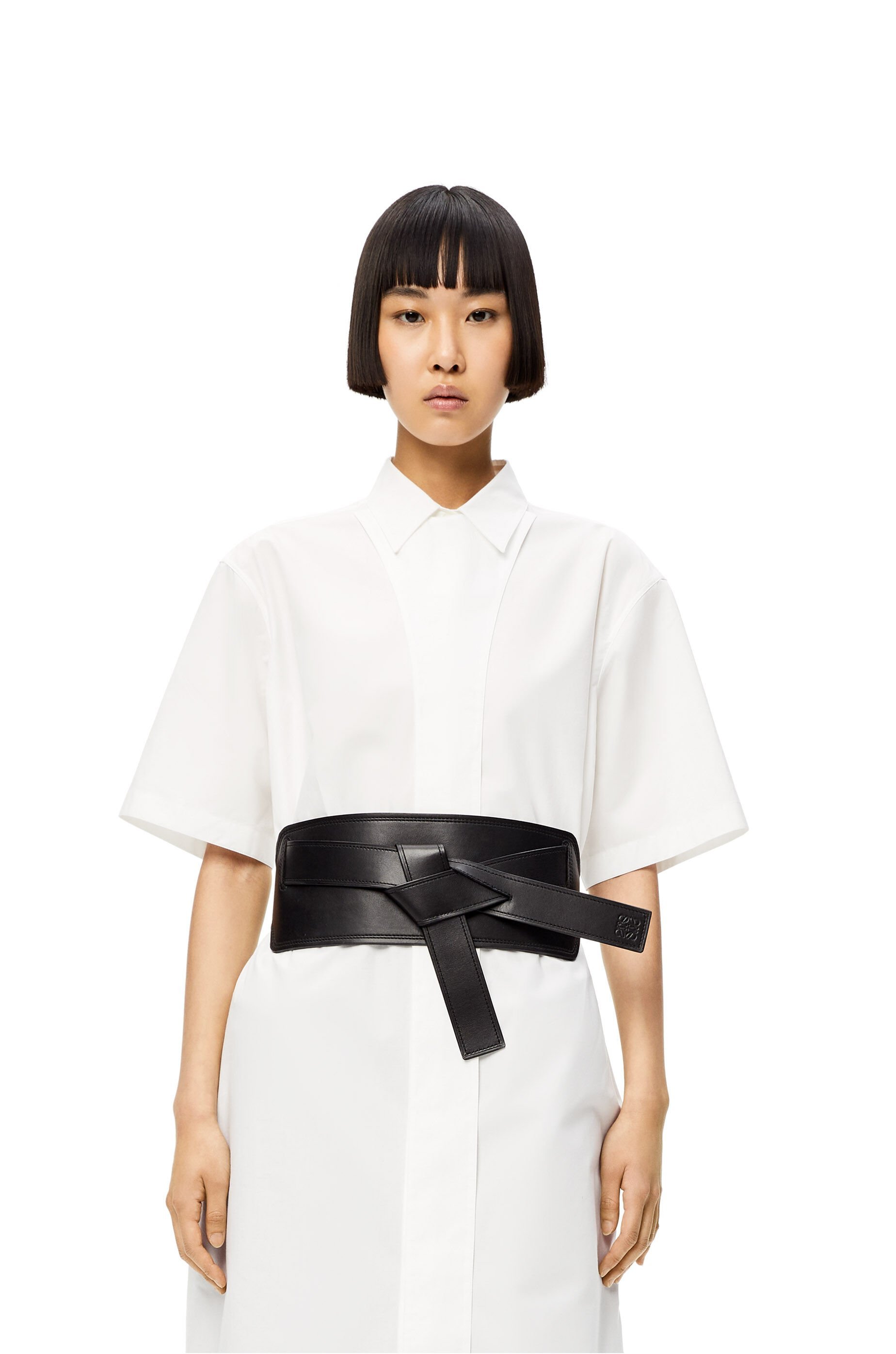 Loewe Logo Belt In Black