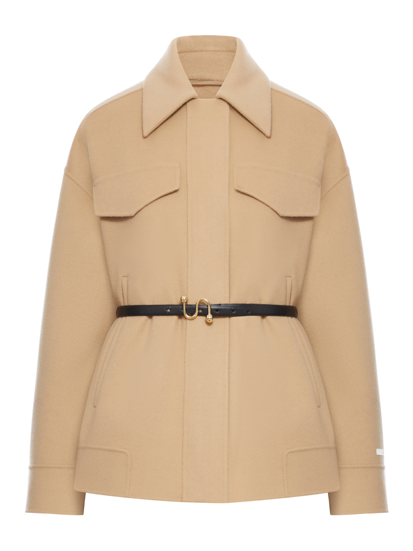 Sportmax Lapel Long-sleeved Suit Jacket In Brown