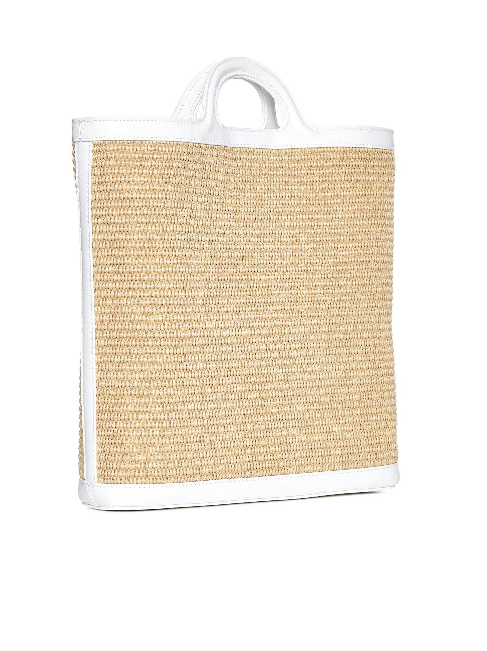 MARNI TROPICALIA LOGO-EMBROIDERED TOTE BAG