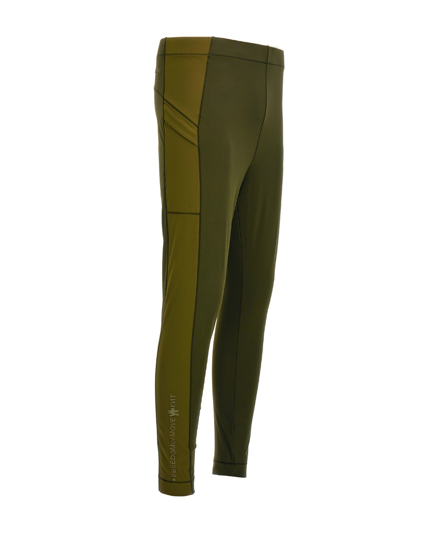 Moncler Logo Sweatpants In Green