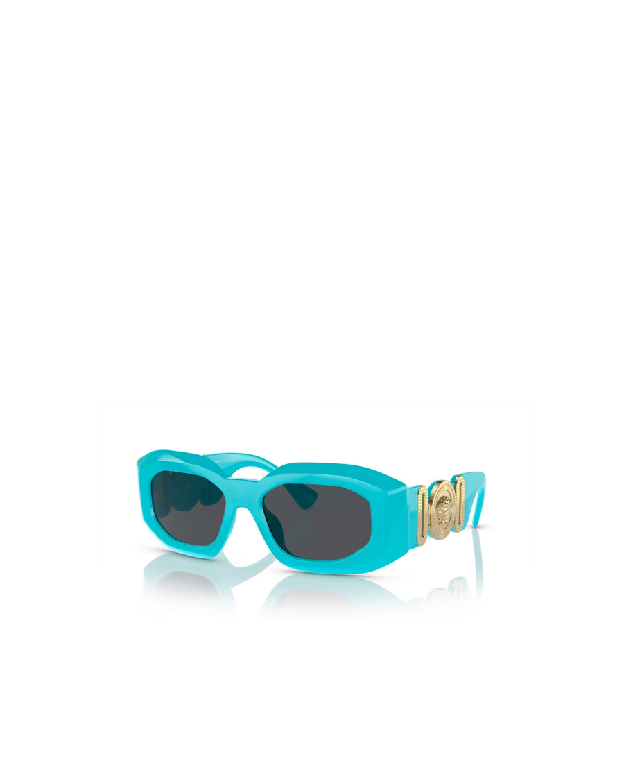 Versace Logo Sunglasses In Green