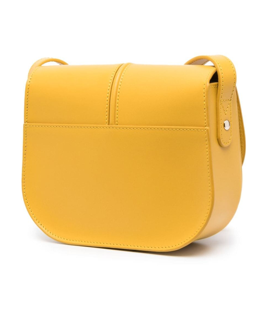 Apc Betty Logo-lettering Shoulder Bag In Yellow