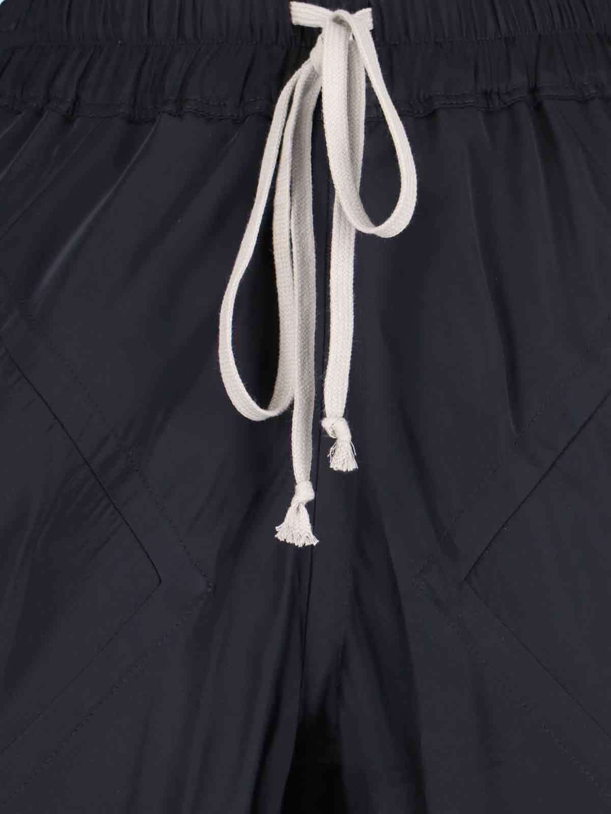 Rick Owens Straight Pants In Black