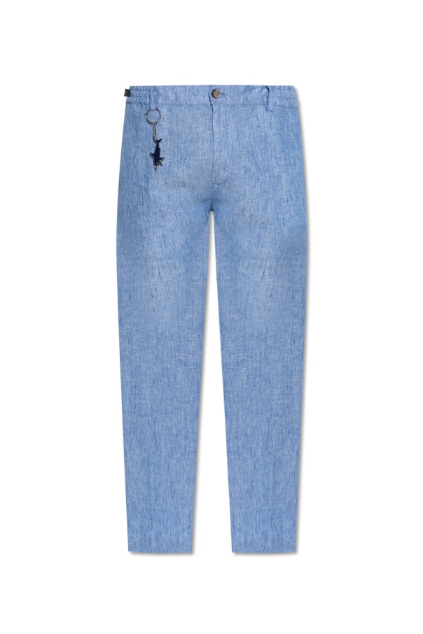 Paul & Shark Belt Loops Slacks In Blue
