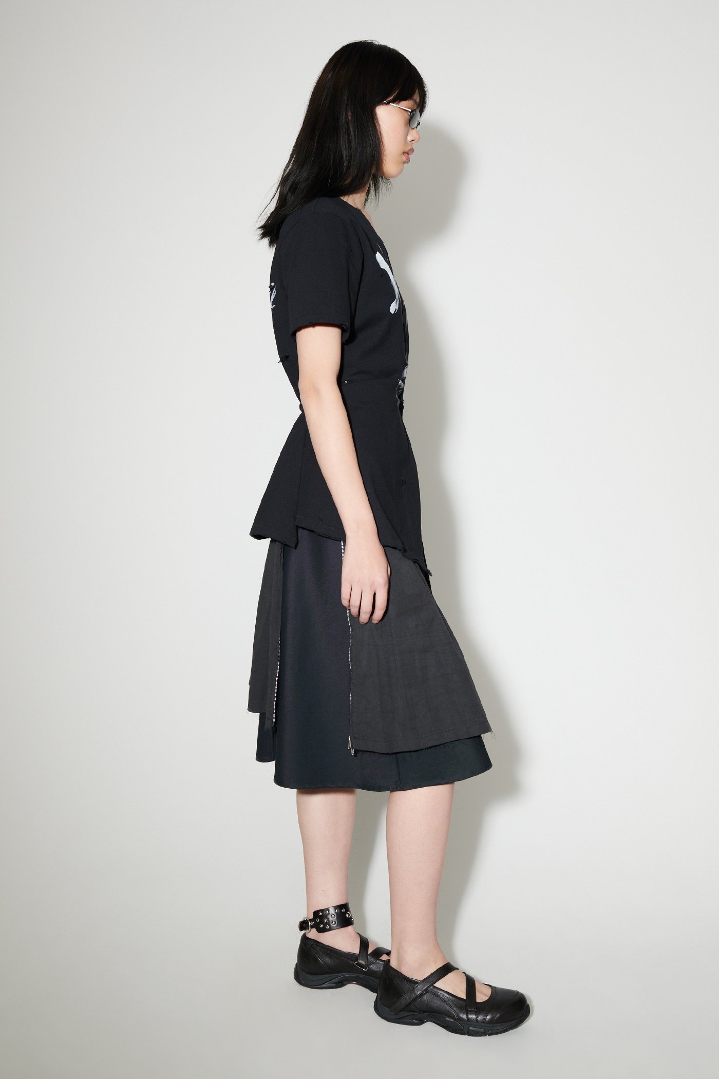 Our Legacy Black Wrap T-shirt In Black