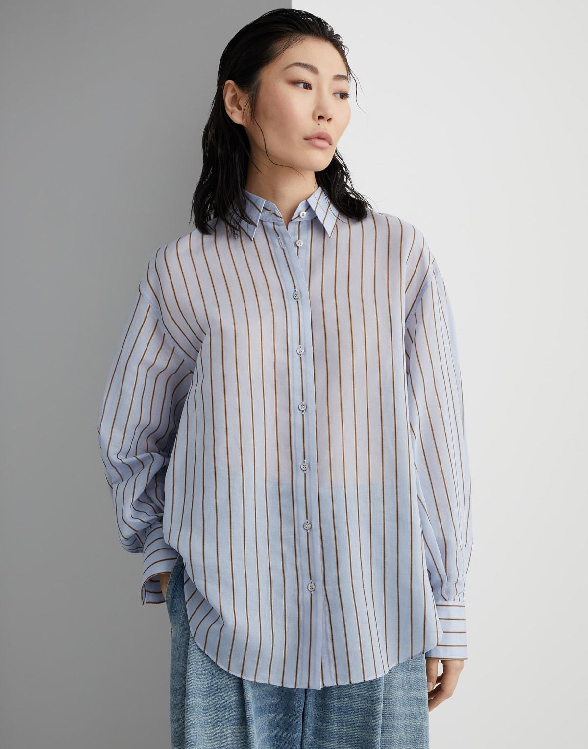 Brunello Cucinelli Lurex In Gray
