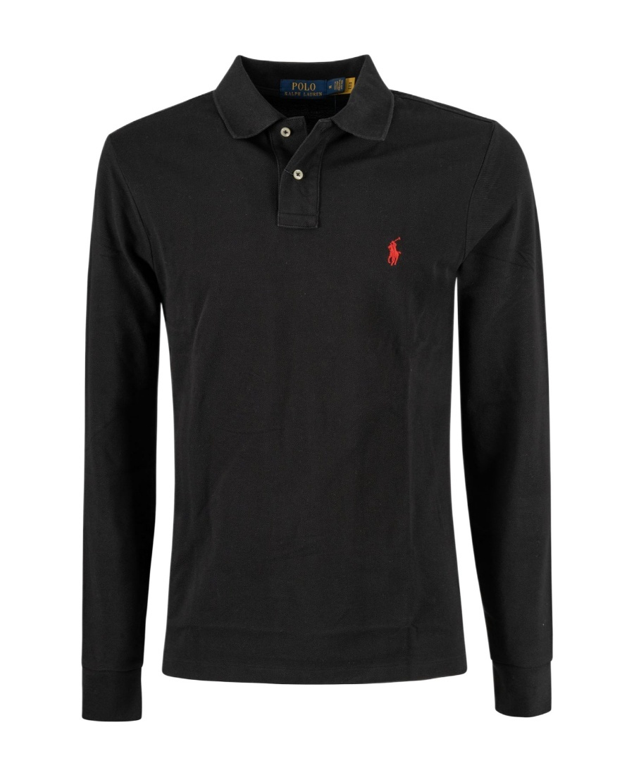 Polo Ralph Lauren Logo Embroidered Long-sleeved Polo Shirt