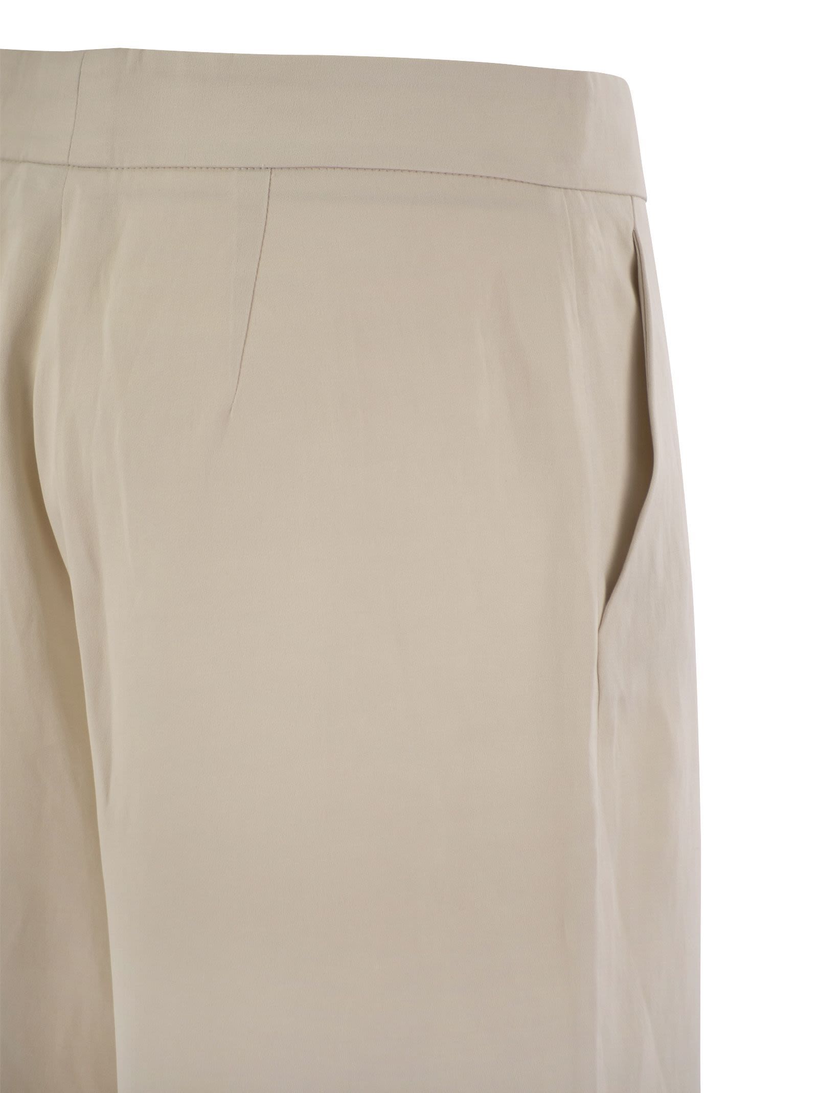 Antonelli Straight Leg Elastic Waist Trousers