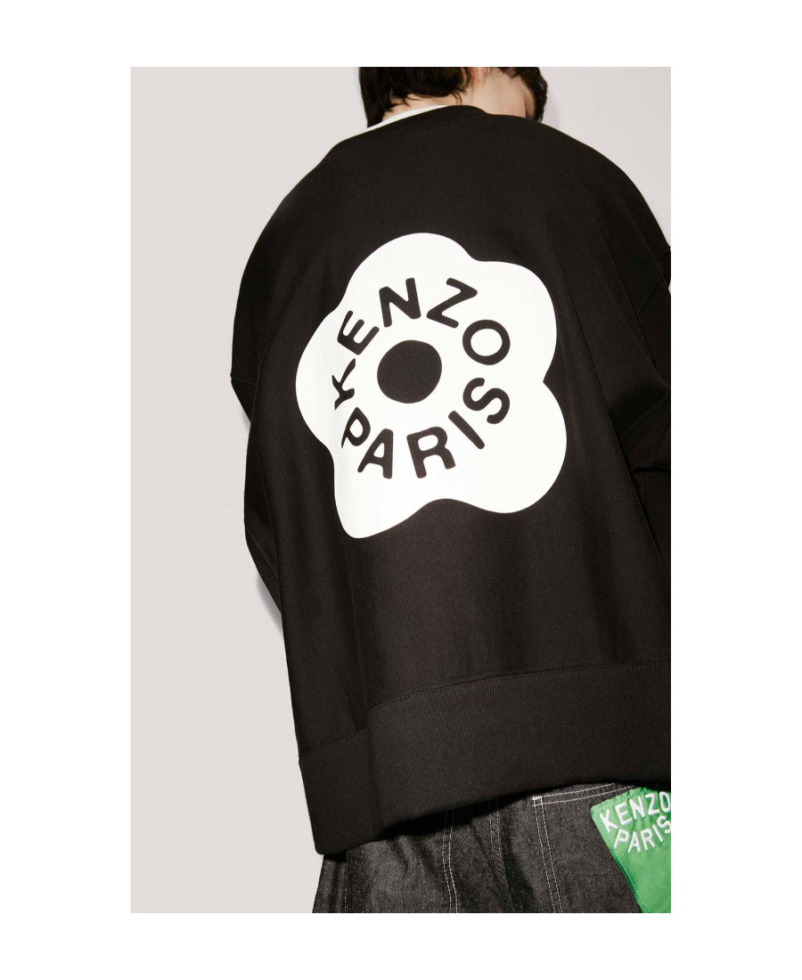 KENZO KENZO LOGO PRINTED CREWNECK SWEATSHIRT