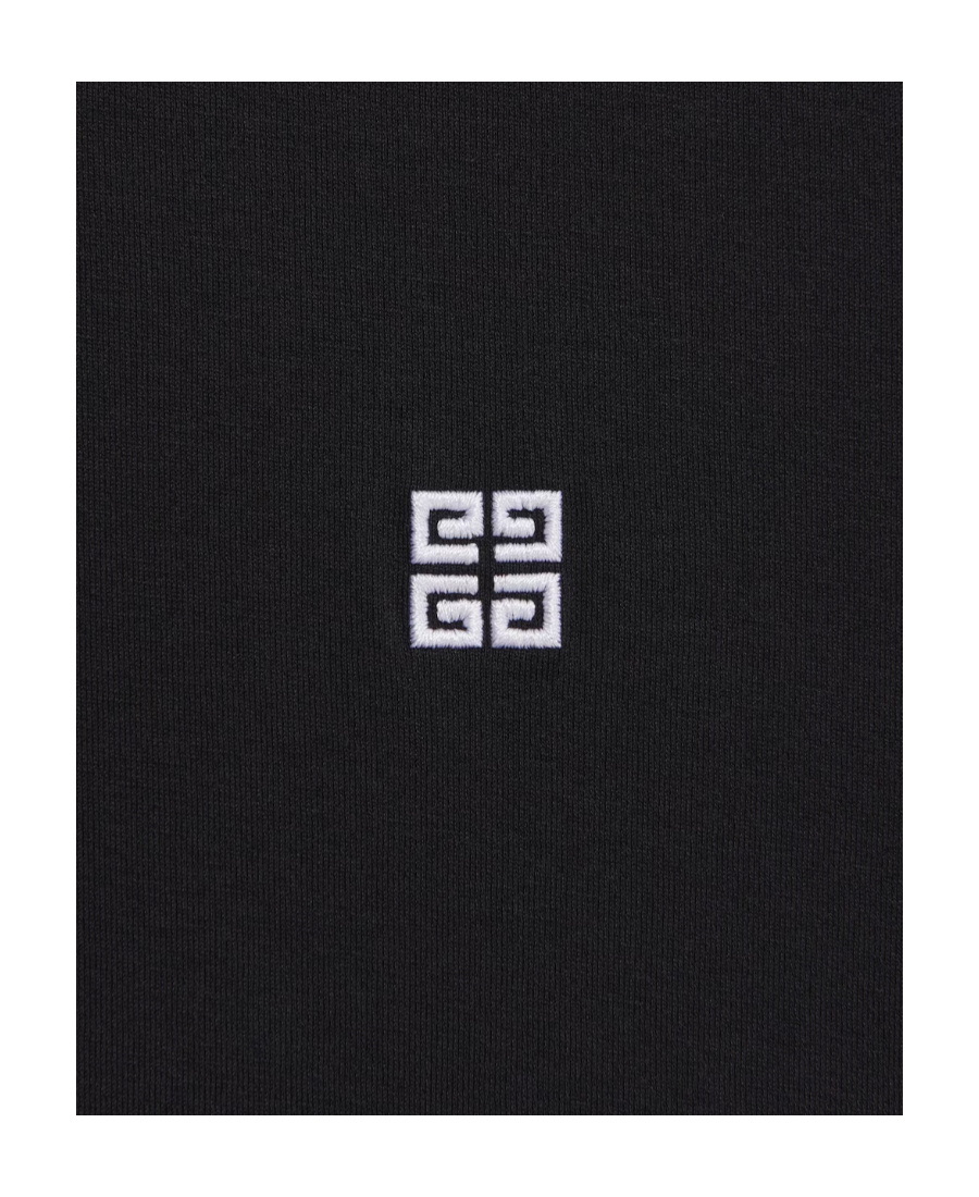 Givenchy Logo Printed Crewneck T-shirt In Black