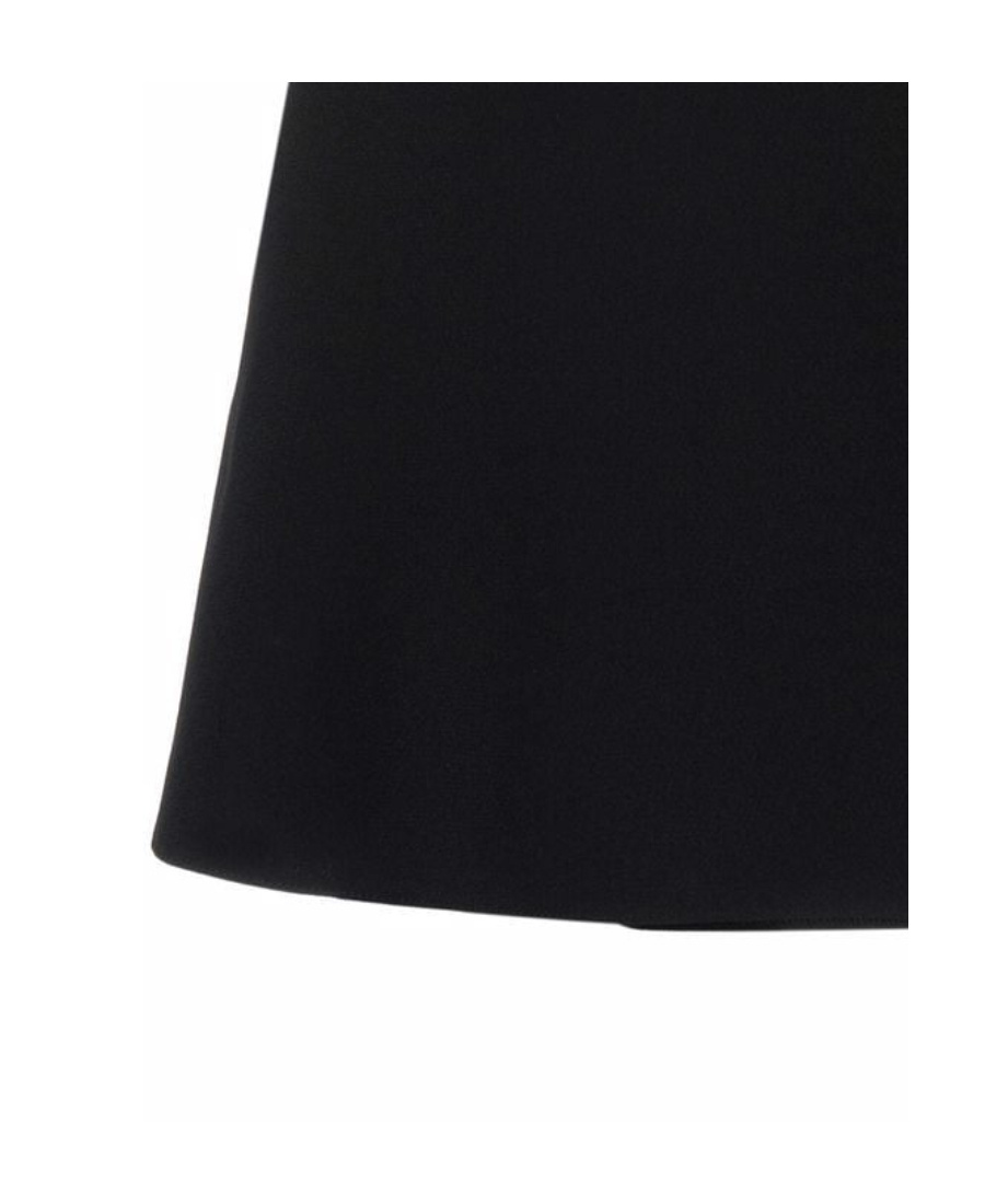 Shop Versace La Greca Chain A-line Mini Skirt In Black