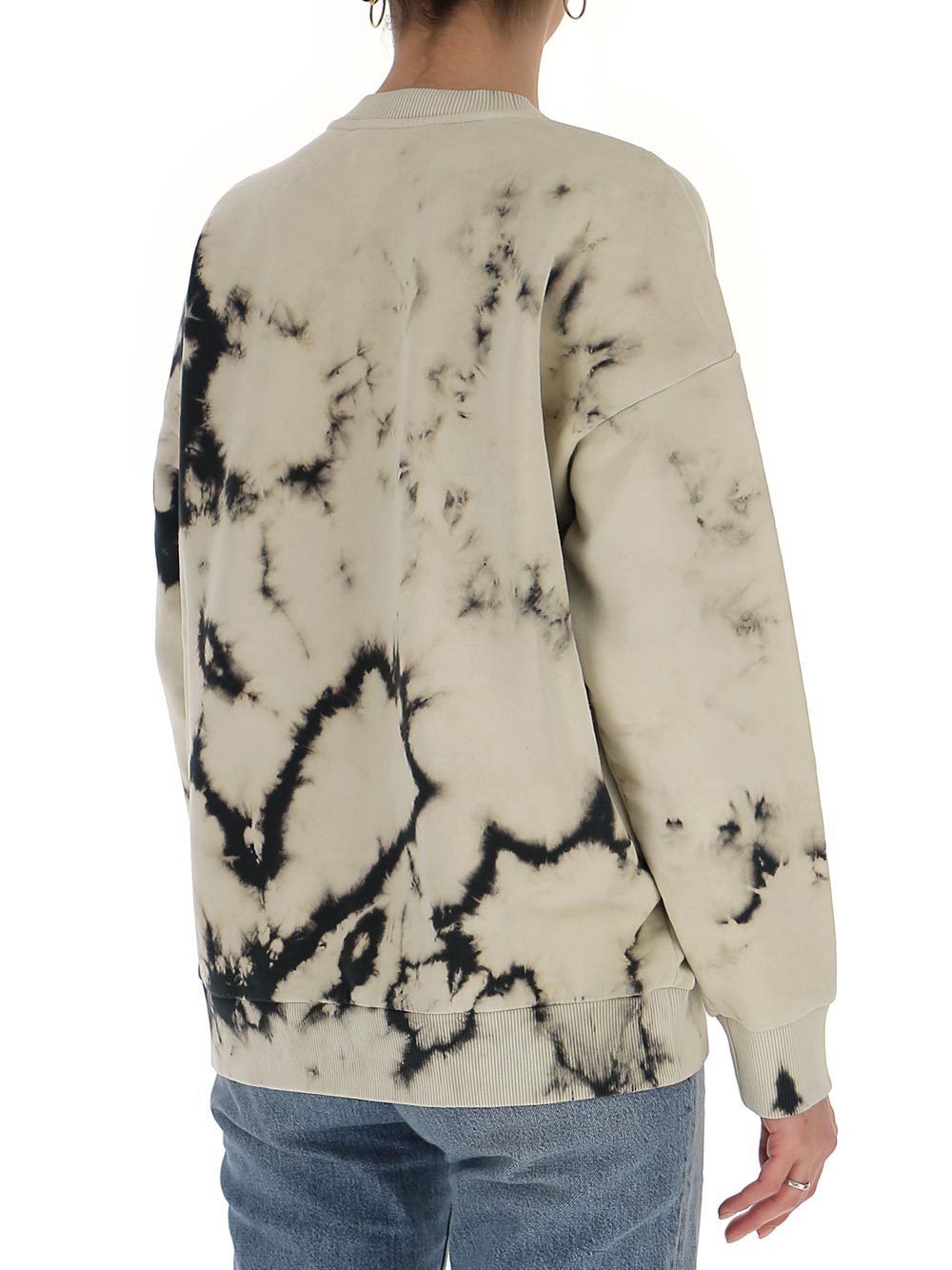 Stella Mccartney Graphic-print Long-sleeve Sweatshirt In Nude