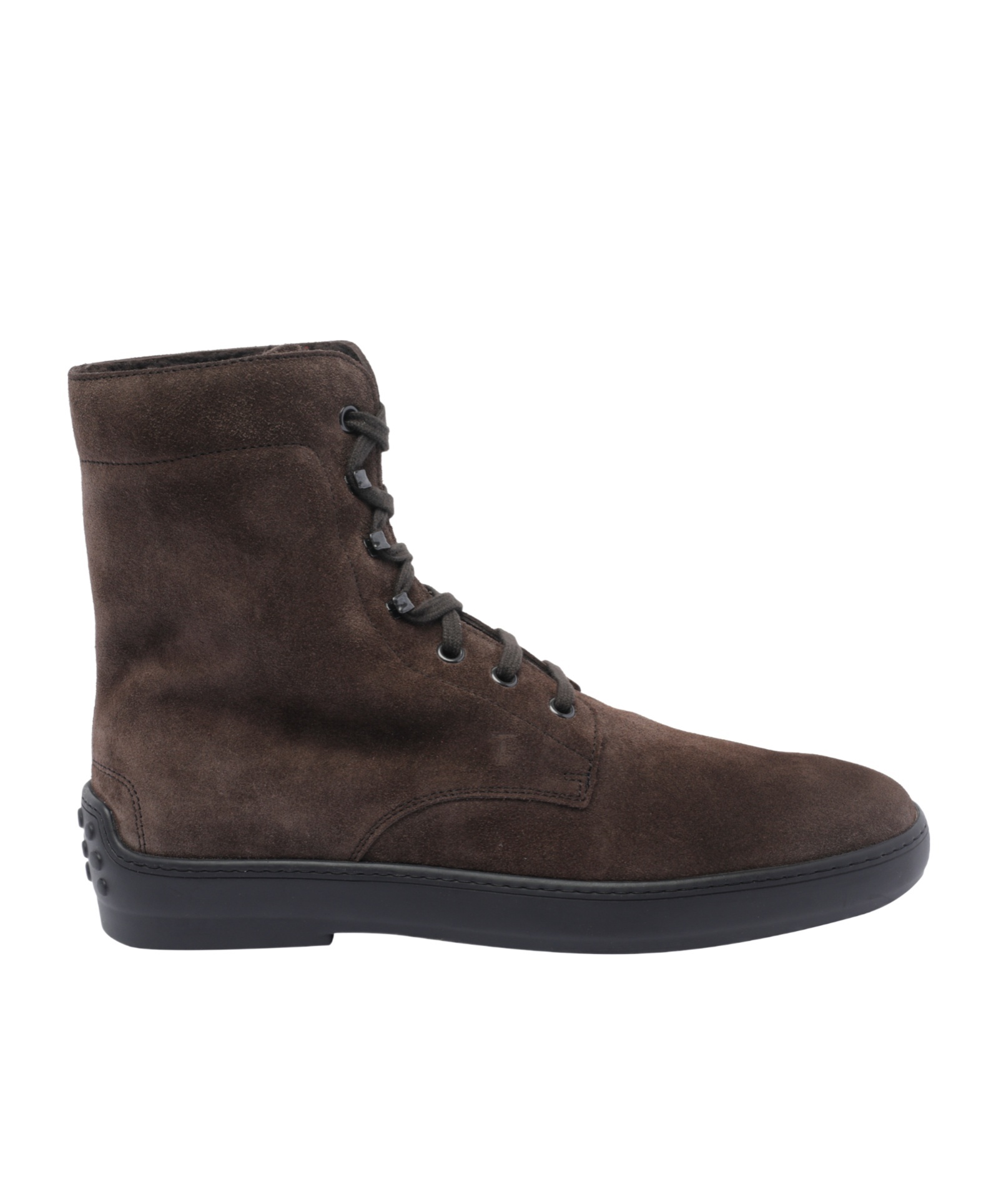 Tod's Brown Suede Ankle Boots In Brown