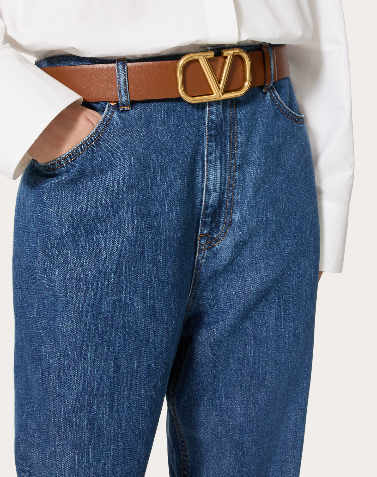 Valentino Belts In Brown