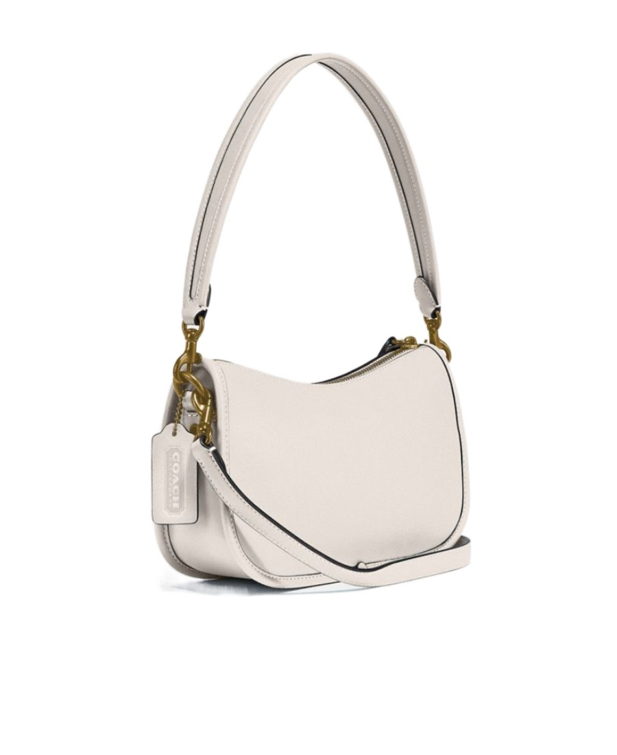 Coach Logo Handbag In White