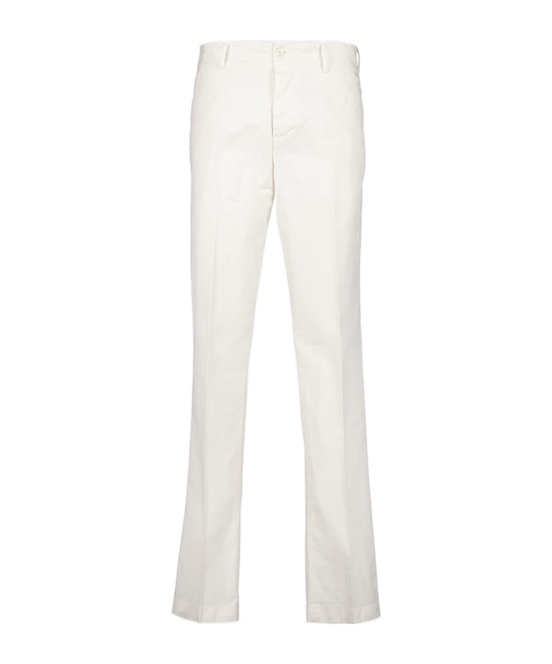 Boglioli Belt Loop Trousers In White