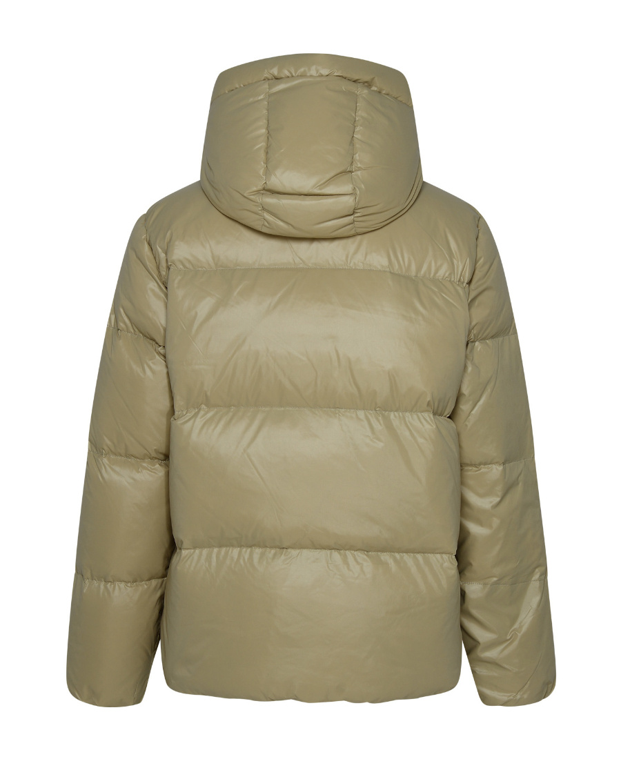 Duvetica Hooded Puffer Jacket In Green