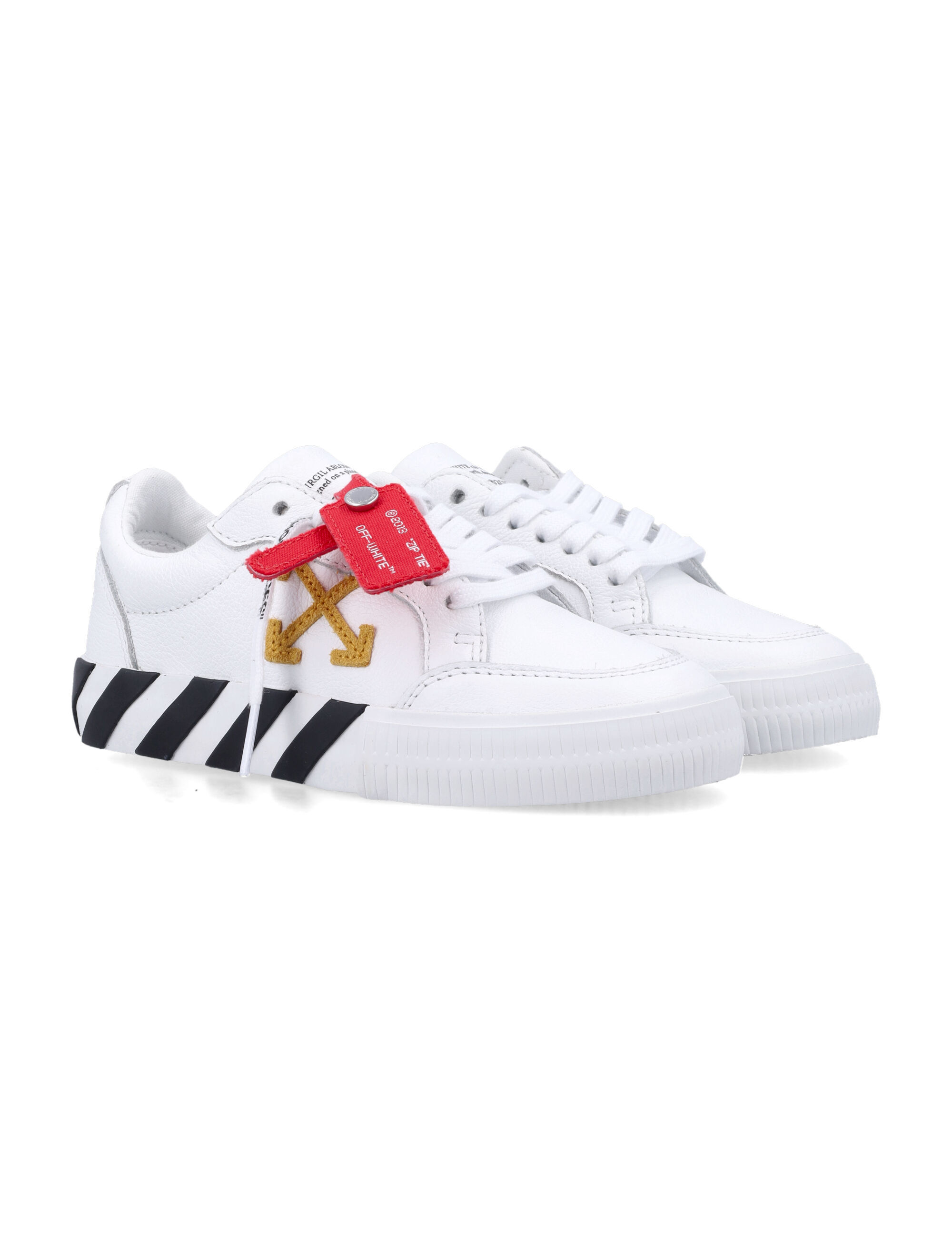 Off-white Canvas Vulcanized Sneakers Kids In White