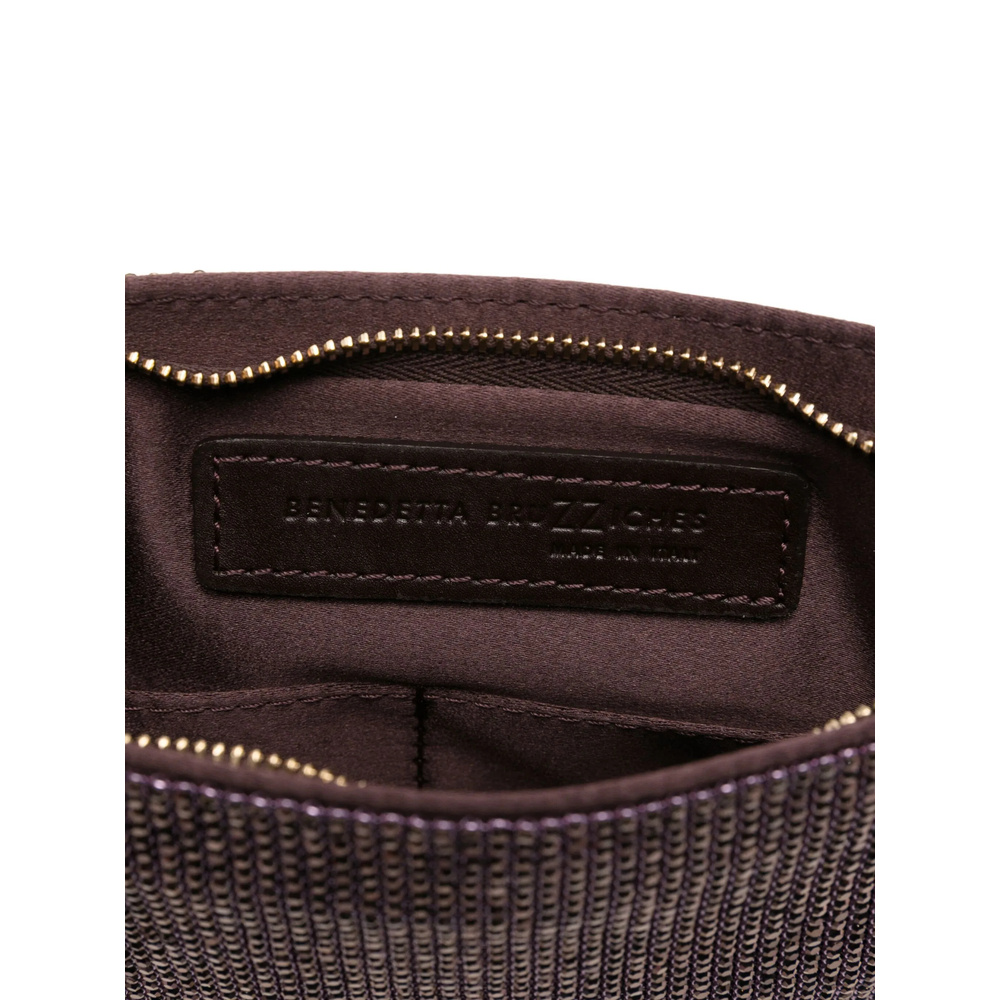 Benedetta Bruzziches La Petite Your Best Friend Clutch Bag In Black