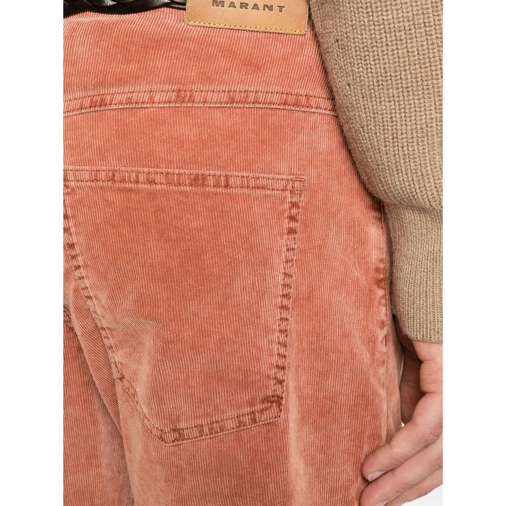 Isabel Marant Belt Loops Slacks In Pink