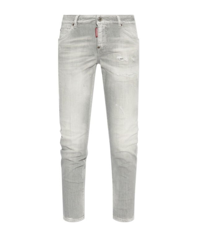 Dsquared2 Jennifer Mid-rise Jeans In White