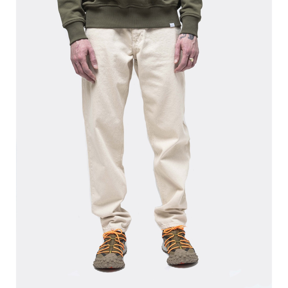 Les Deux Belt-loop Casual Pants In Nude