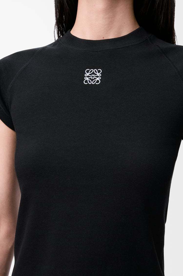 Loewe Small Fit T-shirt In Cotton Blend In Blue