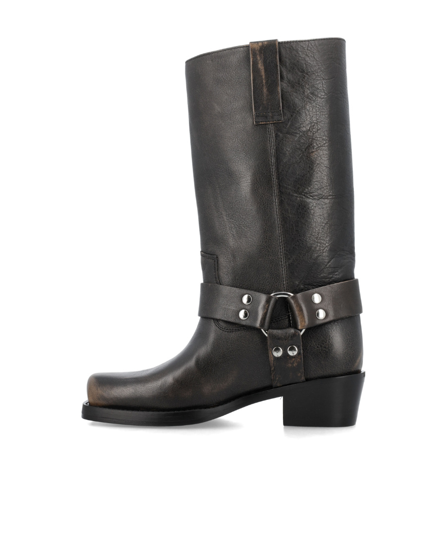 Shop Paris Texas Roxy 40mm Leather Cowboy Boots In Black