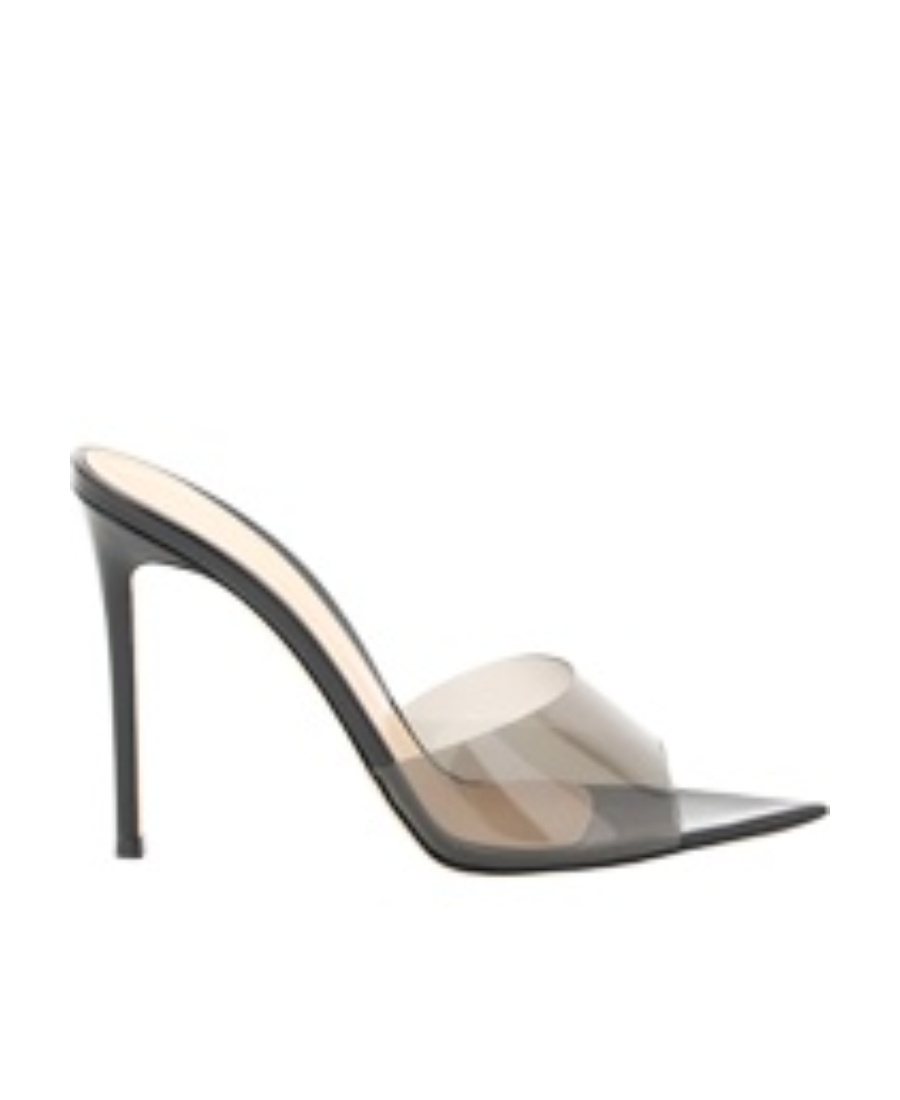 Gianvito Rossi 105mm Elle Pvc Mules In Multicolor
