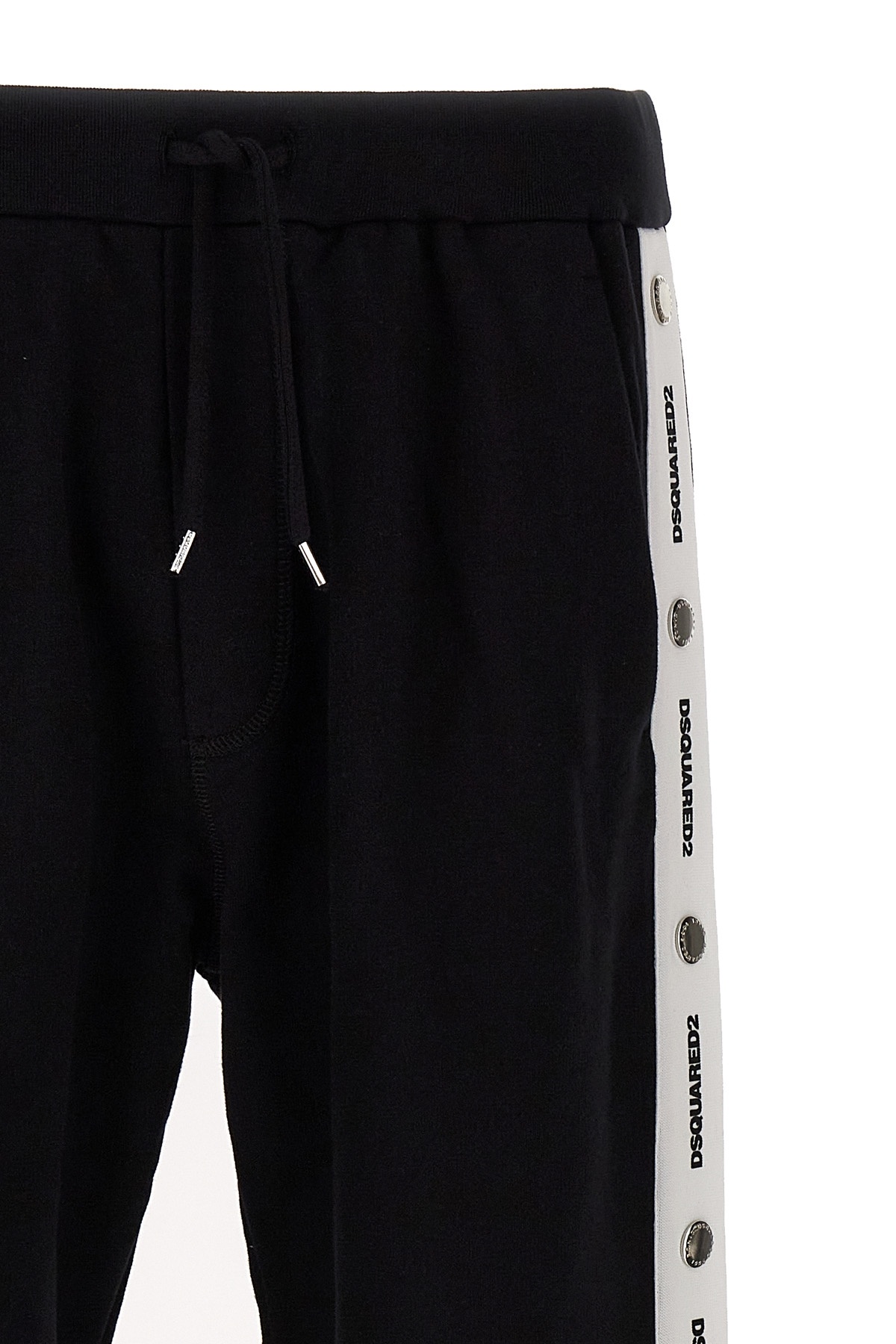 Shop Dsquared2 Burbs Logo-tape Track Pants In Black