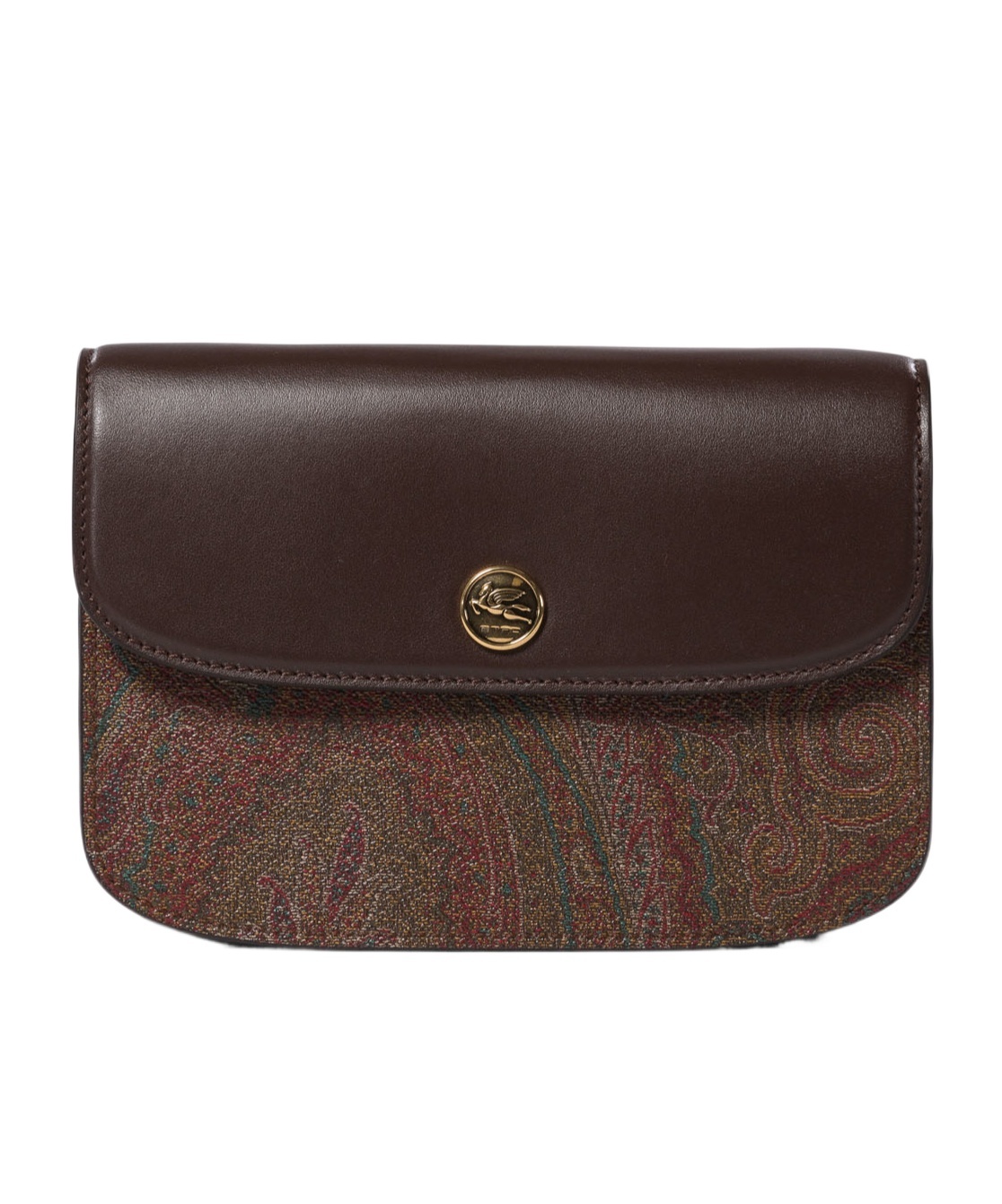 Etro Flip Shoulder Bag In Black