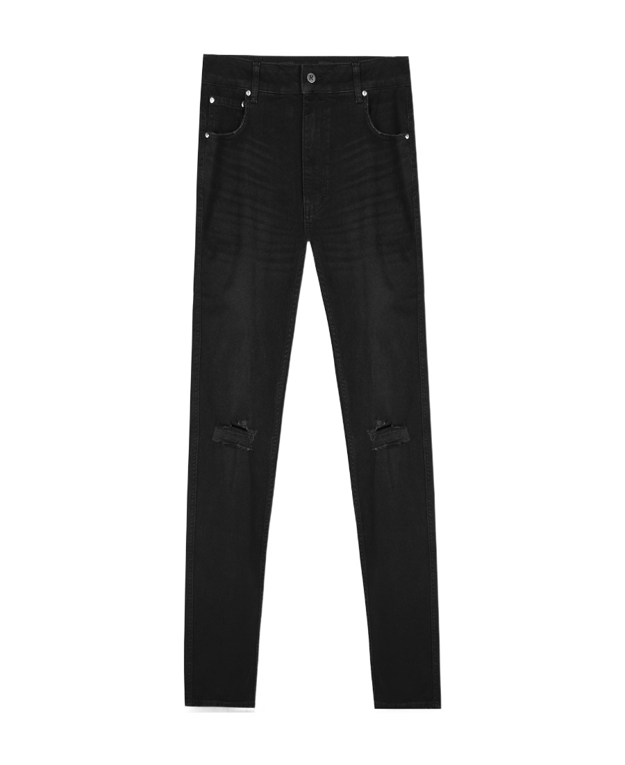 Represent R1 Destroyer Denim Slim-cut Jeans In Black