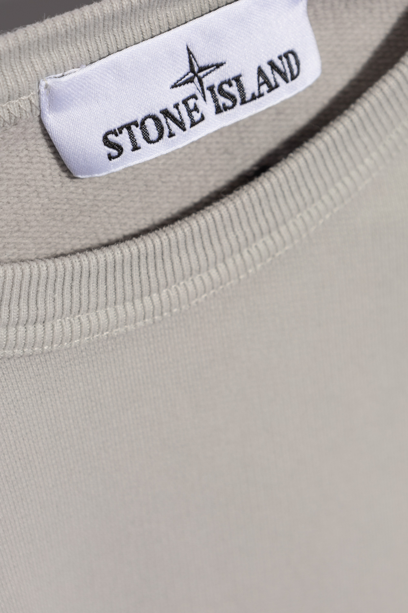 Stone Island Crewneck Sweatshirt In Gray